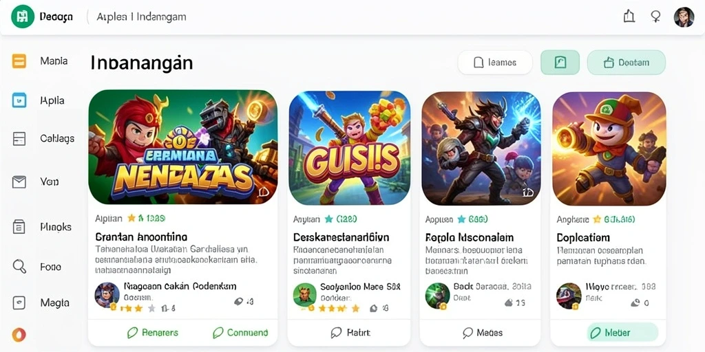 Tampilan utama 555F yang menarik dan intuitif.