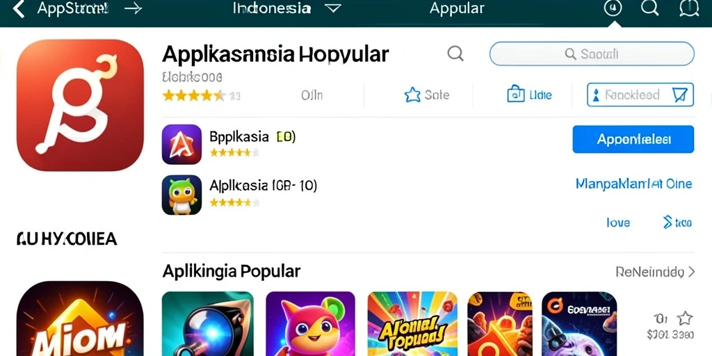 Tampilan awal aplikasi yang menarik dan user-friendly.