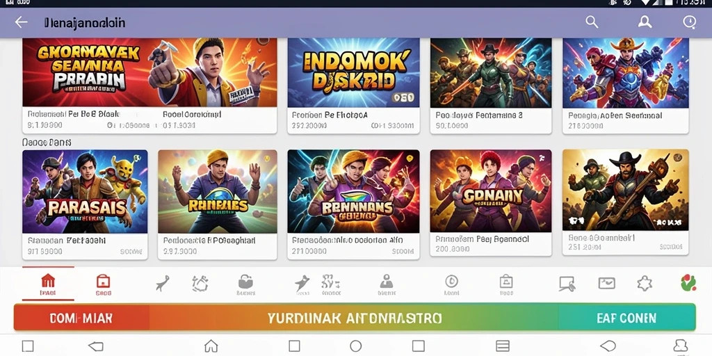 Tampilan menarik dari permainan slot yang tersedia.