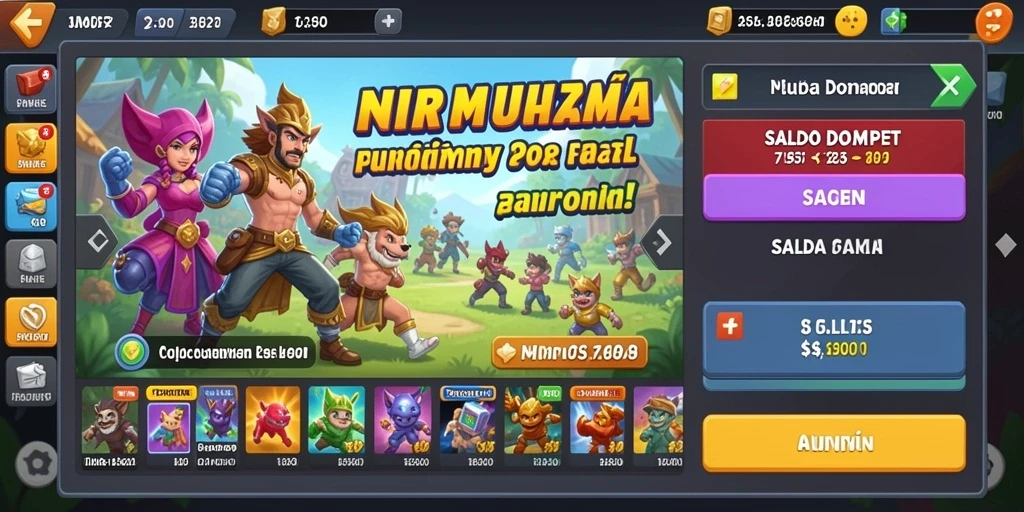 Antarmuka utama JUTAWANBET yang menarik dan intuitif.