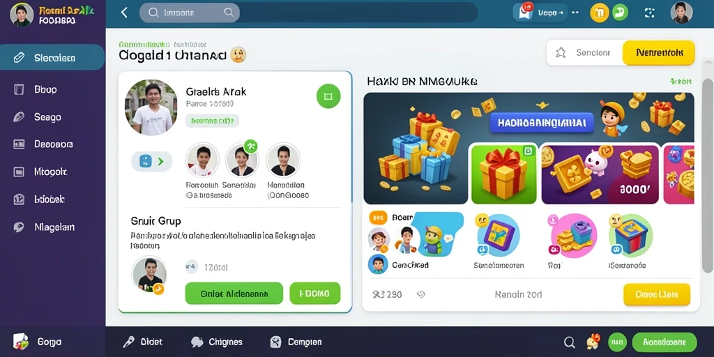 Tampilan antarmuka yang menarik dan sederhana.